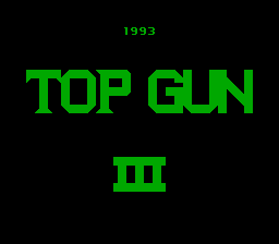 Top Gun III Title Screen